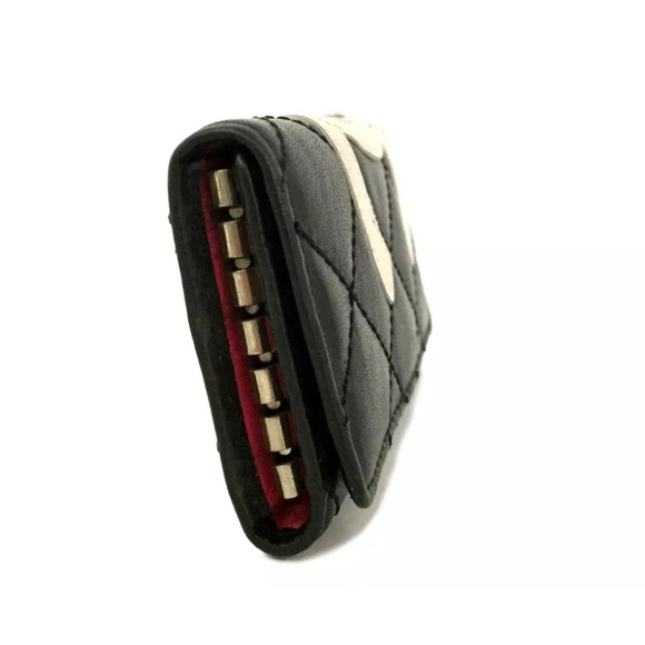 CHANEL Combon Line CC Logo Lambskin 6 Ring Key Case - Picture 2 of 8